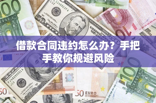 武汉借款合同违约怎么办？手把手教你规避风险