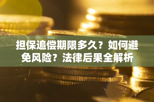 武汉担保追偿期限多久？如何避免风险？法律后果全解析