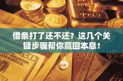 武汉借条打了还不还？这几个关键步骤帮你赢回本息！
