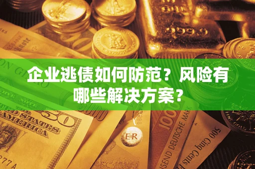 武汉企业逃债如何防范？风险有哪些解决方案？