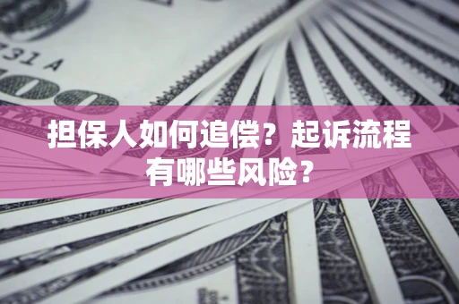 武汉担保人如何追偿？起诉流程有哪些风险？