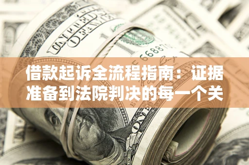 武汉借款起诉全流程指南：证据准备到法院判决的每一个关键步骤