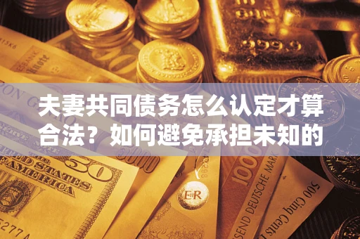 武汉夫妻共同债务怎么认定才算合法？如何避免承担未知的债务风险？