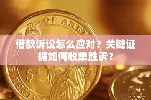武汉借款诉讼怎么应对？关键证据如何收集胜诉？
